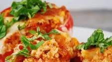 QUINOA AND CHICKEN STUFFED PEPPERS RECIPE