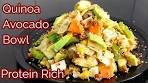 Quinoa Avocado Bowl For Weight Loss / Healthy Breakfast ...