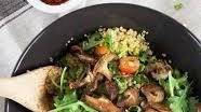 quinoa & shiitake salad