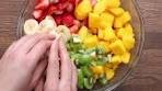 Rainbow Fruit Salad With Honey Lime Dressing Recipe by Tasty