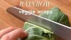 RAINBOW VEGGIE WRAPS (easy + healthy!)