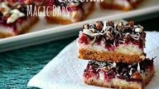 Raspberry Coconut Magic Bars