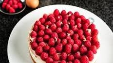 Raspberry & elderflower tart