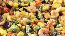 Ratatouille with Shrimp and Okra