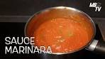 Recette Sauce Marinara