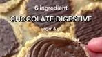 RECIPE 👇🏽 🍫6 INGREDIENT CHOCOLATE DIGESTIVES ...