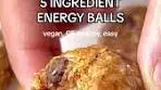 RECIPE BELOW 👇🏽 🍫5 INGREDIENT ENERGY BALLS 🍫 I ...