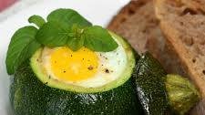 Recipe: Eight-Ball Zucchini With Eggs Baked Inside