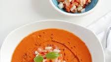 Red Pepper Tomato Gazpacho