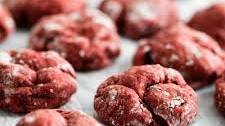 Red Velvet Gooey Butter Cookies