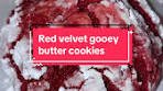 Red Velvet Gooey Butter Cookies Recipe