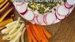 Reply to @k8s_pl8 herbed labneh dip #summer #veggies ...