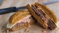 Reuben Sandwiches with Irish Soda Bread