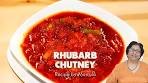 Rhubarb Chutney Recipe | Rhubarb Chutney Spicy | Rhubarb ...