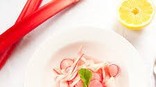 Rhubarb salad