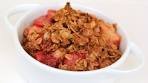Rhubarb Strawberry Crisp - A Father's Day Dessert Recipe