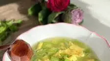 Ridge Gourd (Turia) Egg Drop Soup Recipe