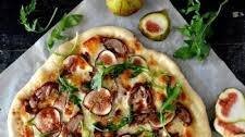 Roast Duck Pizza with Figs and Arugula