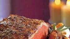 Roast New York Strip Loin With Garlic-Herb Crust