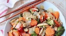 Roasted Asian Vegetables with Soy Ginger Glaze