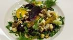 Roasted Beet Fennel Feta and Mint Salad