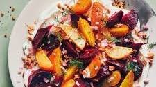 Roasted Beet Salad with Labneh