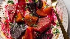 Roasted beets and Labneh