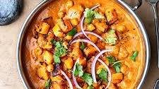 Roasted Butternut Squash and Chickpea Curry