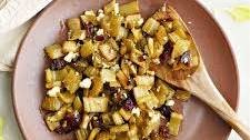 Roasted Celery with Dates and Blue Cheese