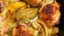 Roasted Chicken with Fennel and Lemon