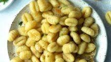 Roasted Gnocchi with Lemon Garlic Brown Butter