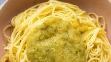 Roasted Green Tomato Sauce (for pasta)