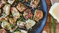 Roasted Kohlrabi With Garlic and Cheese