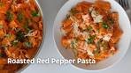 Roasted Red Pepper & Garlic Pasta | Simple, Quick & Delicious!