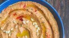 Roasted Red Pepper Hummus Recipe