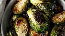 Roasted Sweet and Spicy Brussels Sprouts Without Balsamic Vinegar