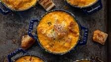 Roasted Tomato Soup with Grilled Cheese Croutons