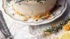 Rosemary Lemon Imbolc Cake (vegan & gluten-free)