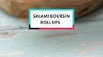 Salami boursin roll ups 🥰 #planetfood #foodtok #ukfood ...