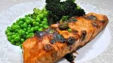 Salmon in oyster sauce