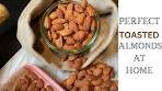 Salted Almonds in Minutes/ No oil Added