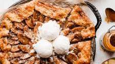 Salted Caramel Apple Galette
