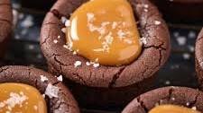 Salted Caramel Brownie Bites