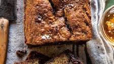 Salty Chocolate Chunk Rye Banana Bread