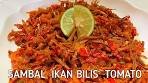 Sambal Ikan Bilis Tomato Simple Dan Sedap