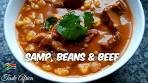 Samp and Beans with Beef umngqusho | Meaty Stew - Easy ...