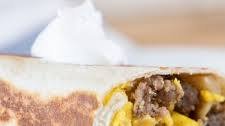 Sausage, Egg, and Potato Breakfast Burrito Recipe