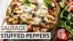 Sausage Stuffed Peppers | Sally's Baking Recipes