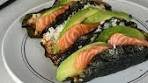 Say "YUM" if you would eat these Crispy air fryer sushi tacos ...