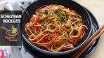 Schezwan Noodles | Szechuan Noodles